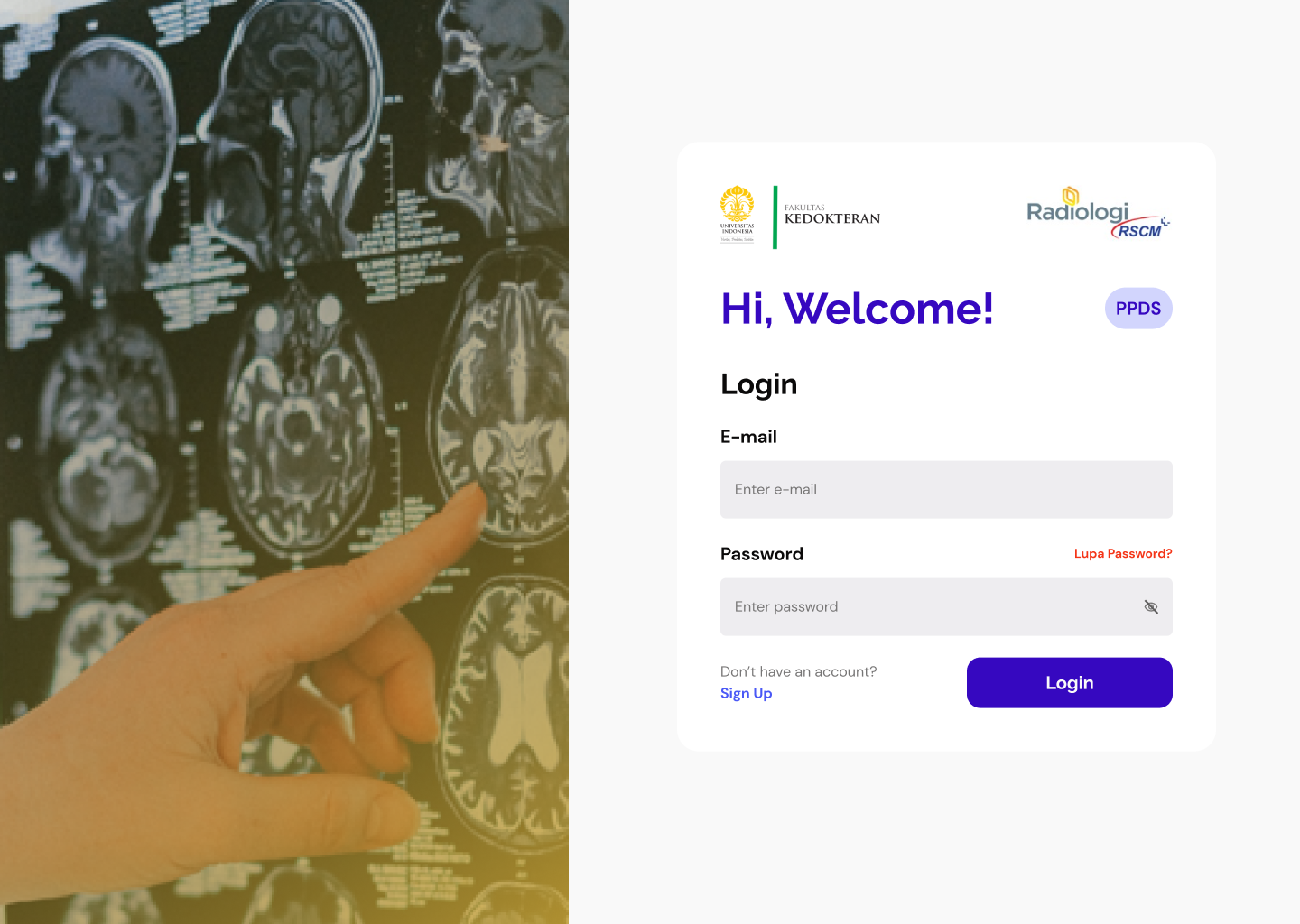 Learning Management System - Radiology UI